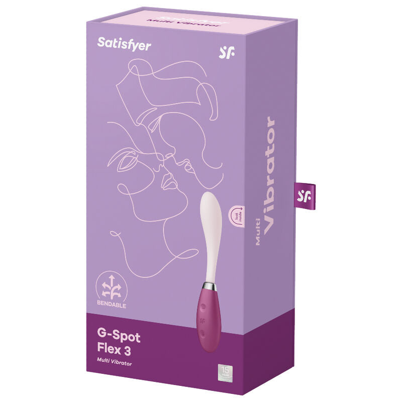 SATISFYER - G-SPOT FLEX 3 MULTI VIBRADOR GRAY