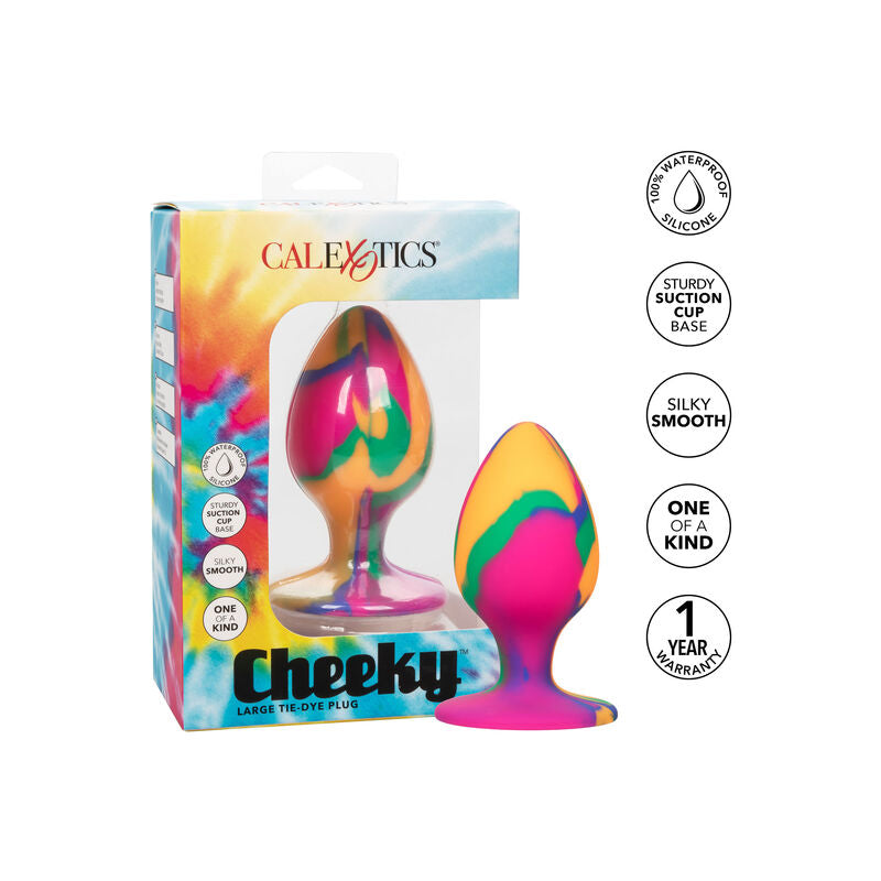 CALEXOTICS - PLUG ANAL GRANDE E TIE-DYE CHEEKY