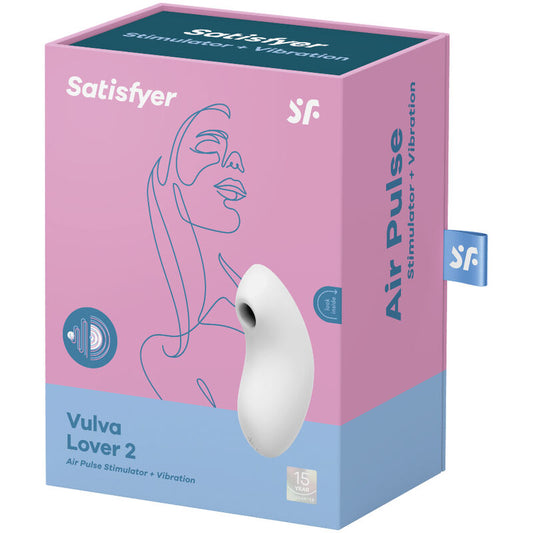 SATISFYER VULVA LOVER 2 ESTIMULADOR E VIBRADOR - AZUL