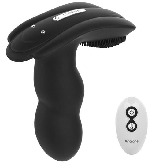 NALONE - MASSAGEADOR COM CONTROLE REMOTO LOLI - PRETO