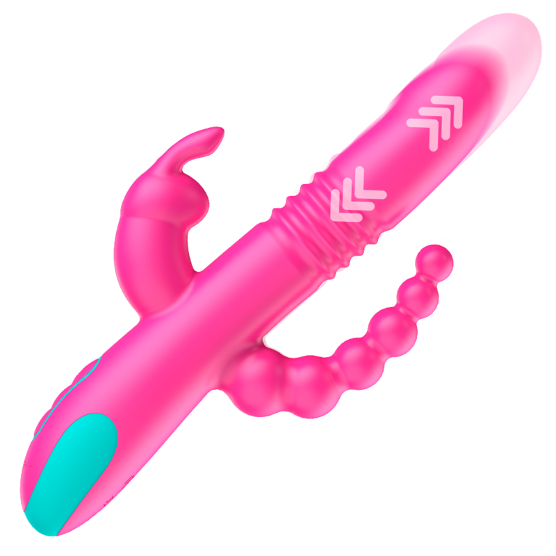 HAPPY LOKY - DONALD TRIPLE STIMULATION: ANAL, G-SPOT & CLITORAL WATCHME COMPATIBLE WIRELESS TECHNOLOGY