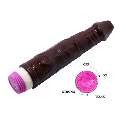 BAILE - WAVES OF PLEASURE VIBRADOR 23 CM MARROM