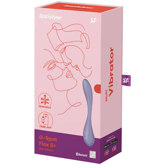 SATISFYER - VIBRADOR MULTI-PONTO G FLEX 5 AZUL