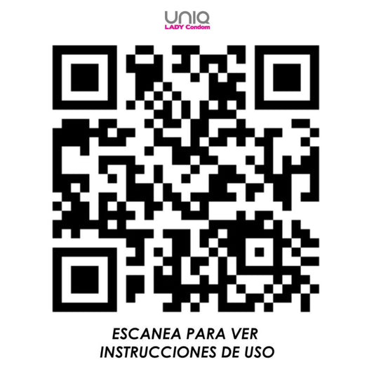 UNIQ - PRESERVATIVO FEMININO SEM LÁTEX COM CINTA-LIGA 3 UNIDADES