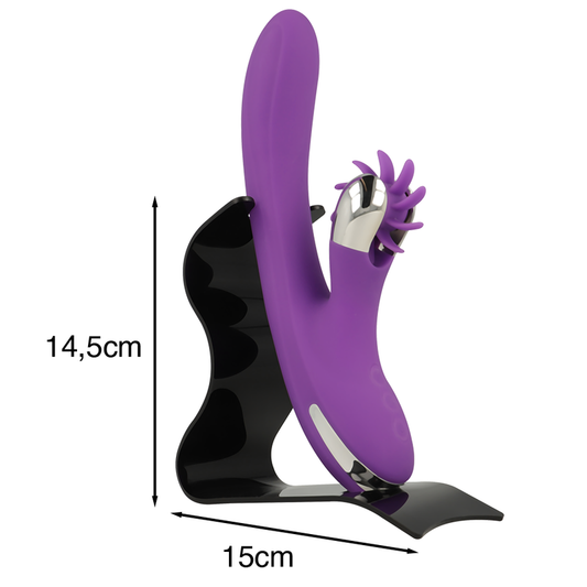 DREAMLOVE - GRANDE SUPORTE DE EXPOSIÇÃO DE ACRÍLICO PRETO 15,0 x 14,5 CM