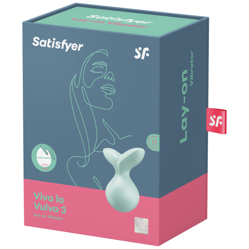 SATISFYER - VIVA LA VULVA 3 GREEN POSITION VIBRATOR