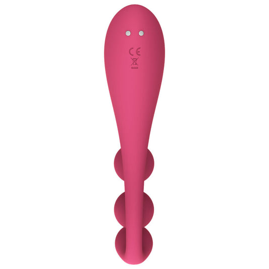 SATISFYER - VIBRADOR MULTI TRI BALL 1 VERMELHO