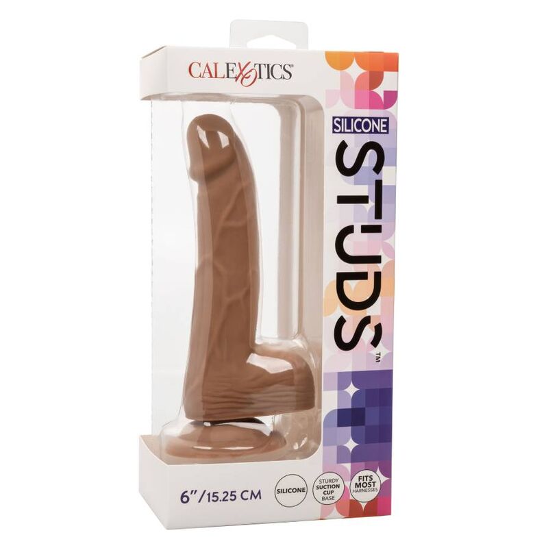 CALEXOTICS - 15.24 CM BROWN SILICONE NAILS