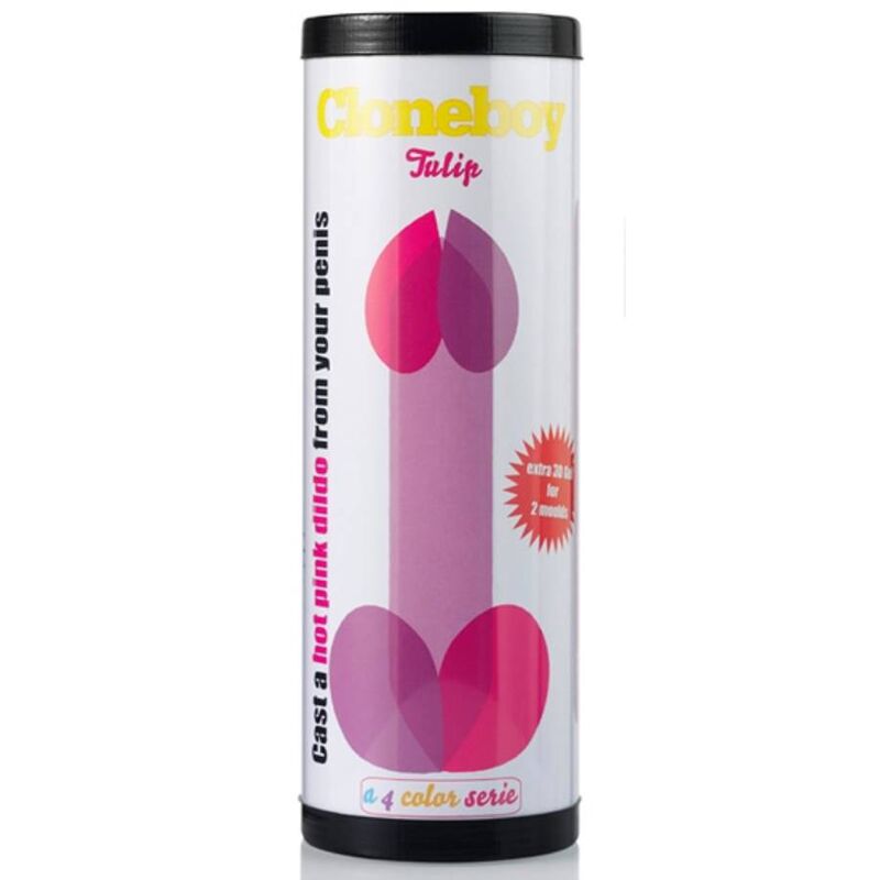 CLONEBOY - DILDO TULIPA ROSA INTENSO