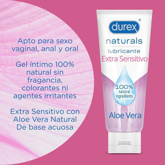 DUREX - LUBRIFICANTE NATURAL EXTRA SENSÍVEL 100 ML
