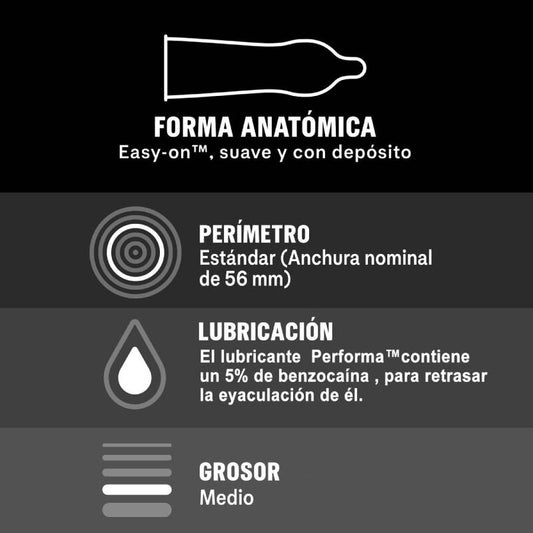 DUREX - PRAZER PROLONGADO RETARDADO 12 UNIDADES