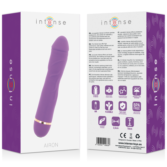 INTENSO - AIRON 20 VELOCIDADES SILICONE LILÁS