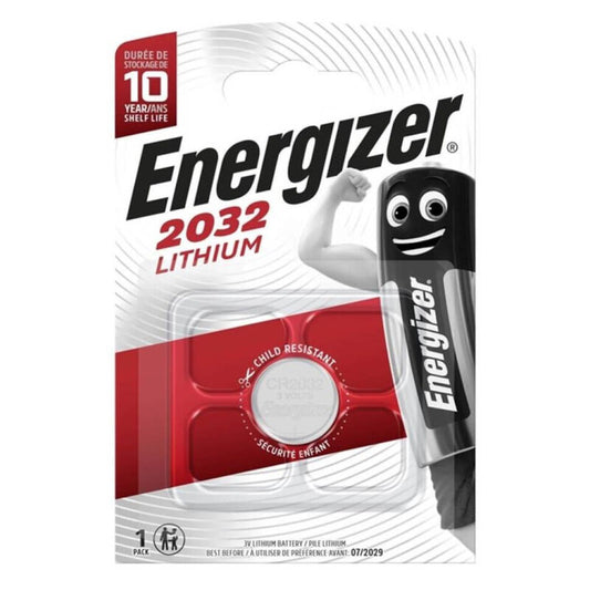 ENERGIZER - BATERIA DE LÍTIO BOTÃO CR2032 3V 1 UNIDADE?