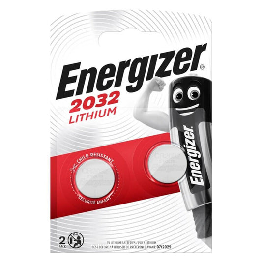 ENERGIZER - BATERIA DE LÍTIO BOTÃO CR2032 3V 2 UNIDADES?