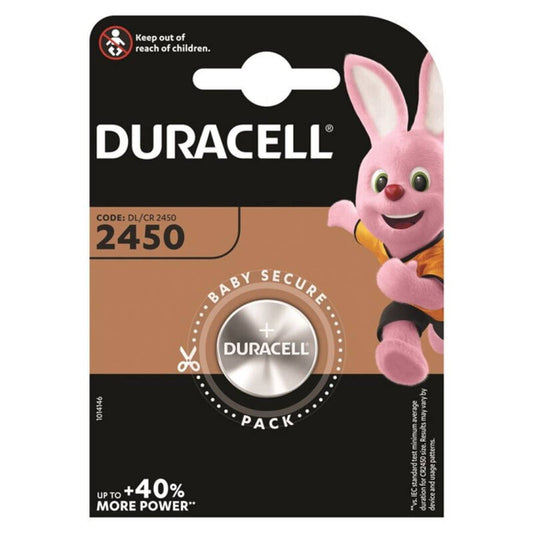 DURACELL - PILHA BOTÃO LITIO CR2450 3V 1 UNIDADE?