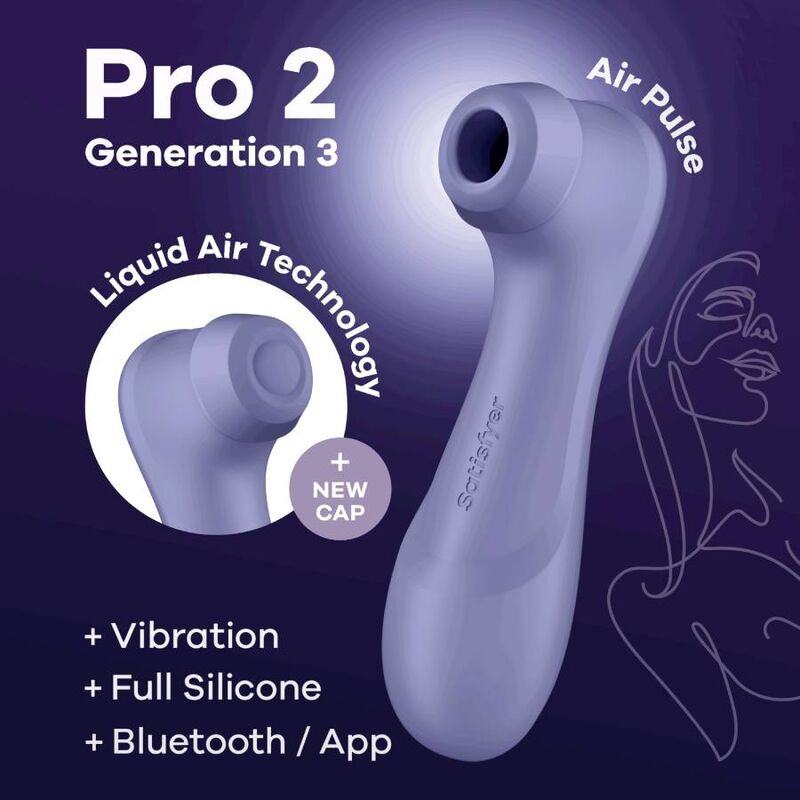 SATISFYER PRO 2 GENERACIÓN 3 - NEGRO BLUETOOTH & APP