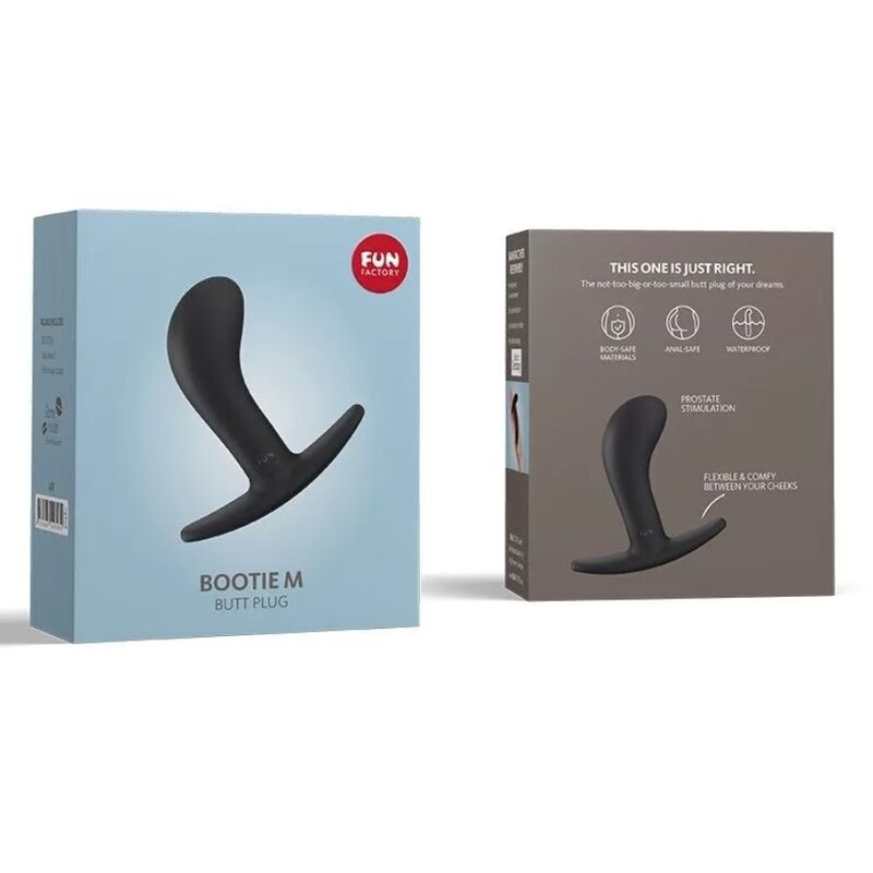 FUN FACTORY - BOTINHA ANAL PRETA MÉDIA