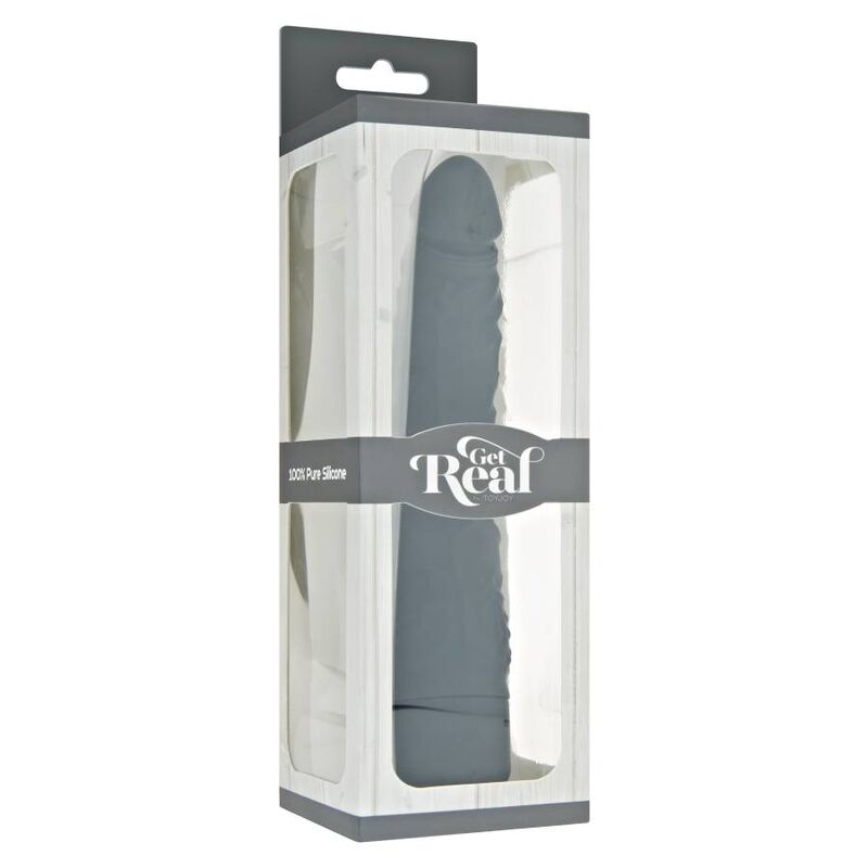 SEJA REAL - VIBRADOR CLÁSSICO SLIM PRETO