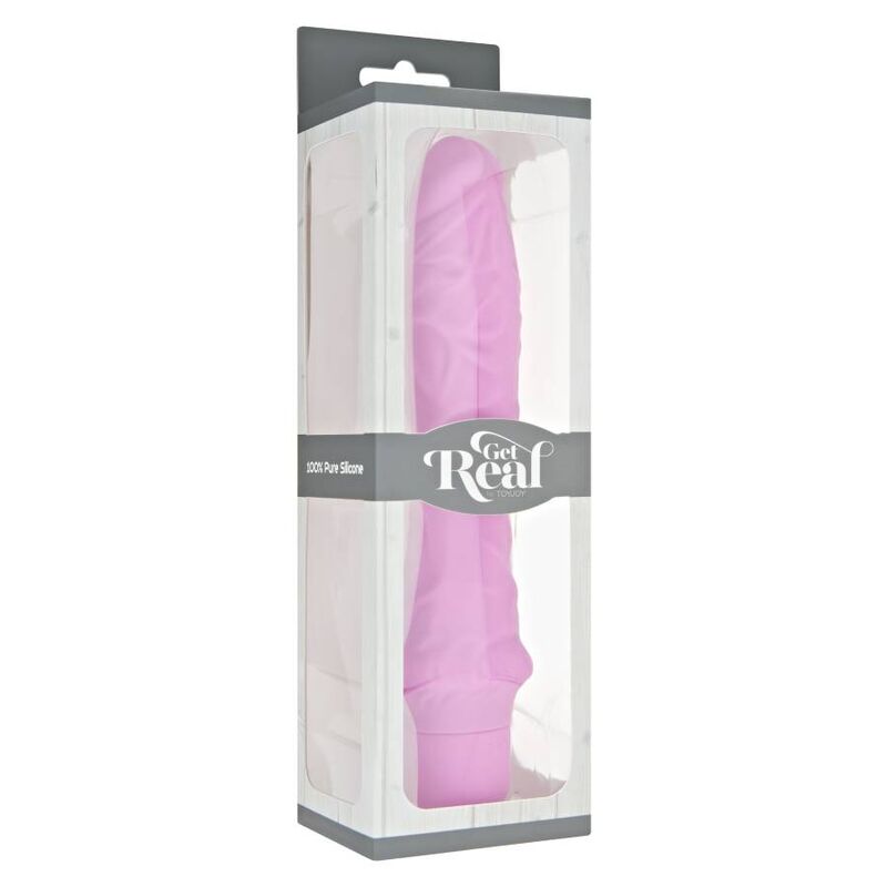 SEJA REAL - VIBRADOR ROSA CLÁSSICO GRANDE