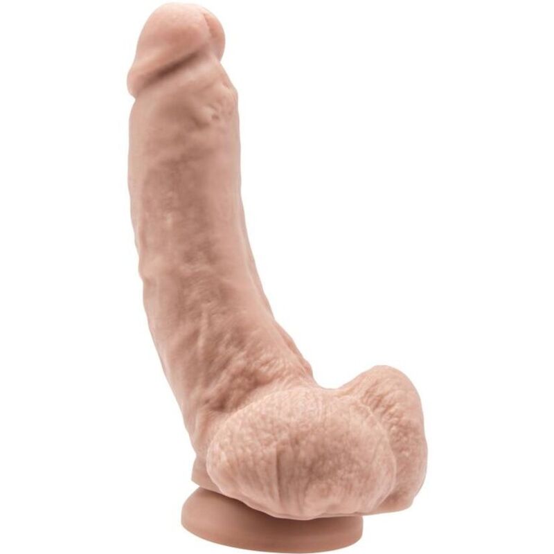 GET REAL - 20.5 CM DILDO WITH SKIN BEADS
