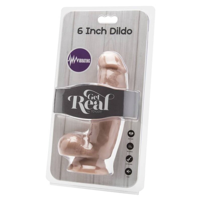 SEJA REAL - DILDO DE 12 CM COM PELE DE CONTAS VIBRADORAS