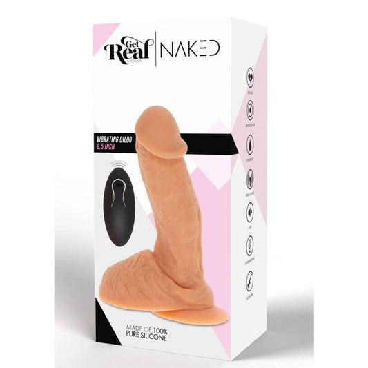 SEJA REAL - PELE VIBRANTE DE SILICONE COM DILDO