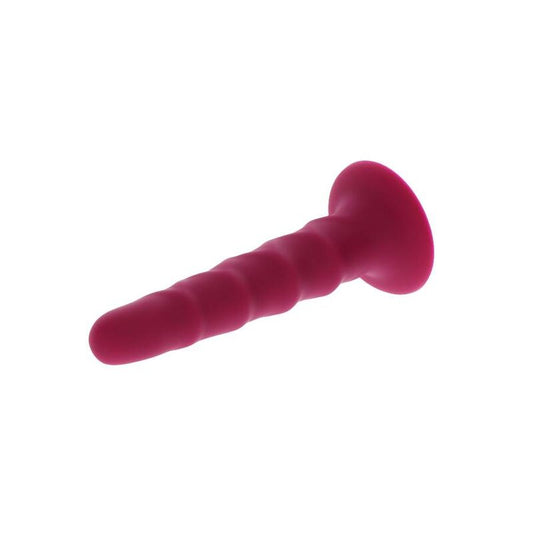 GET REAL - 12 CM RIBBED DONG RED
