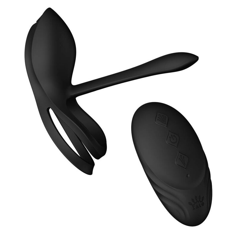 ZALO - VIBRATING COUPLES RING BAYEK BLACK