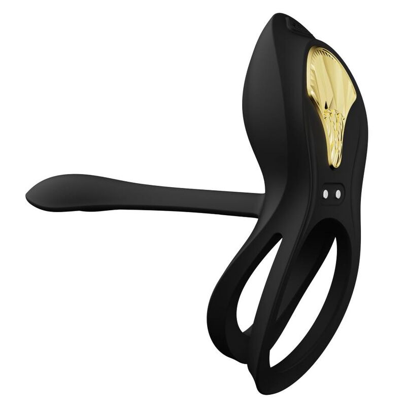 ZALO - VIBRATING COUPLES RING BAYEK BLACK