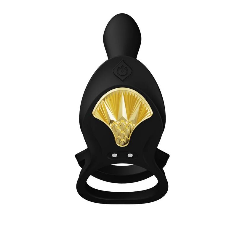 ZALO - VIBRATING COUPLES RING BAYEK BLACK