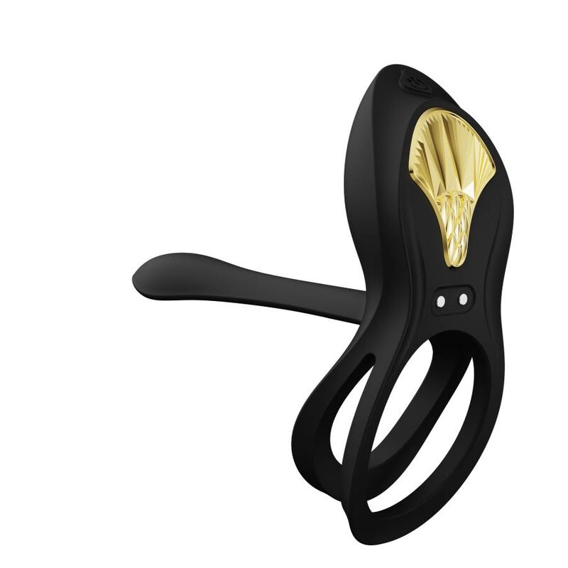 ZALO - VIBRATING COUPLES RING BAYEK BLACK