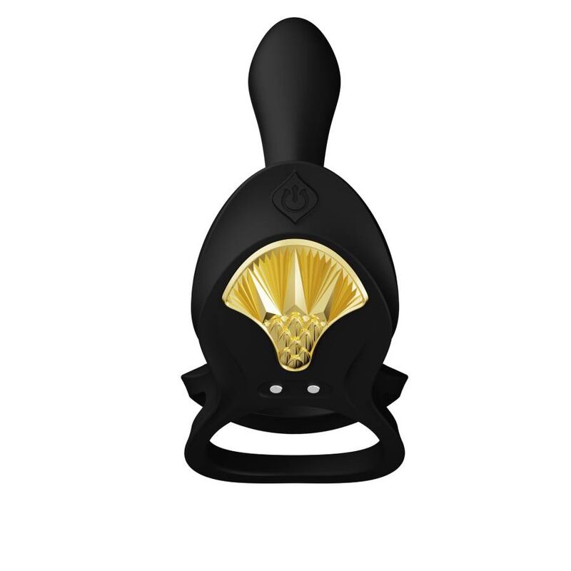 ZALO - VIBRATING COUPLES RING BAYEK BLACK