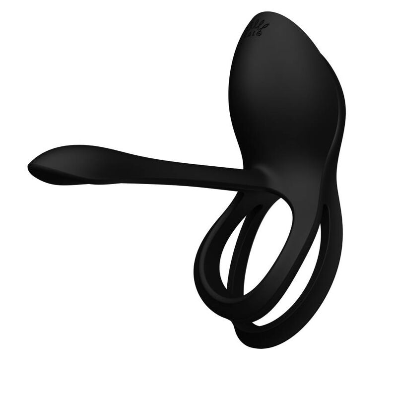 ZALO - VIBRATING COUPLES RING BAYEK BLACK