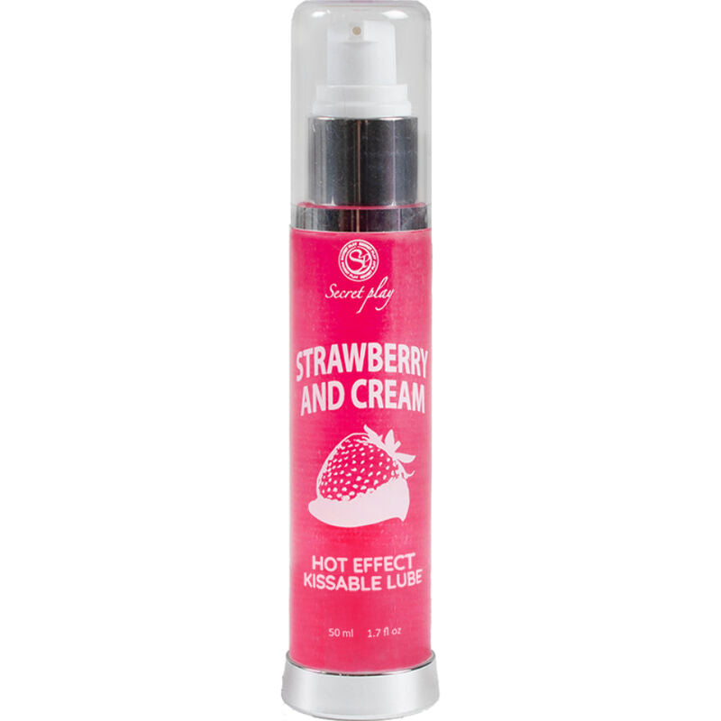 SECRETPLAY - 2-1 LUBRICANT WARM EFFECT STRAWBERRY & CREAM 50 ML