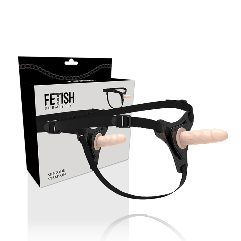 ARREIO FETICHE SUBMISSIVO - CARNE REALISTA SILICONE 12,5 CM