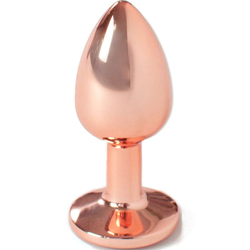 SECRETPLAY - SMALL ROSE GOLD METAL ANAL PLUG 7 CM