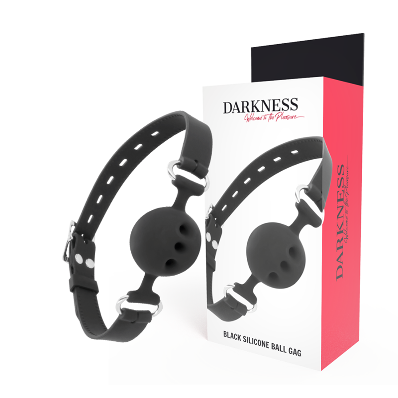 DARKNESS - BLACK BREATHABLE SILICONE STICK