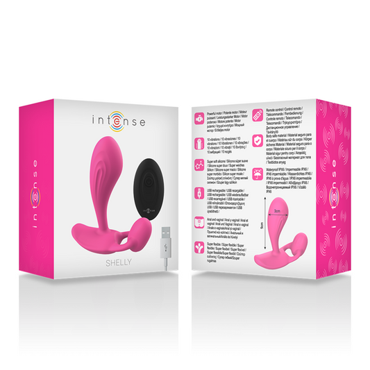 INTENSO - PLUG ANAL COM CONTROLE REMOTO SHELLY ROSA
