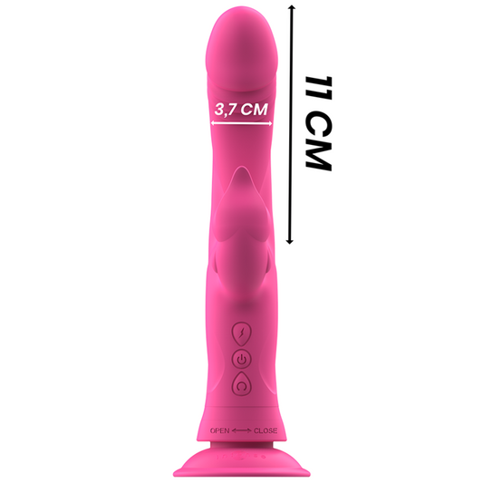 INTENSO - VIBRADOR DE SILICONE ROSA JULIO RABBIT