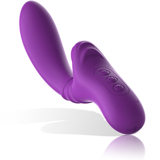 INTENSO - VIBRADOR FLEXÍVEL HARRY COM LÍNGUA ROXA