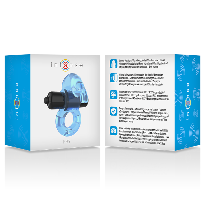 INTENSO - ANEL VIBRATÓRIO BLUE FRY