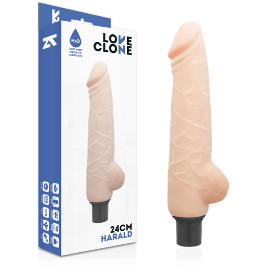 LOVECLONE - VIBRADOR AUTOLUBRIFICANTE HARALD 24 CM -O- 4 CM
