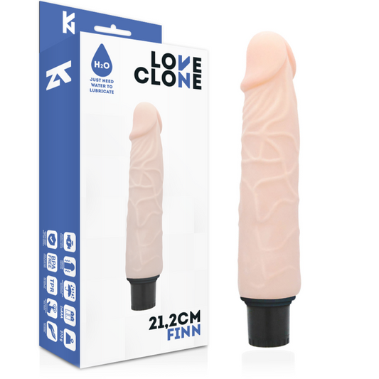 LOVECLONE - VIBRADOR AUTOLUBRIFICANTE FINN 21,2 CM -O- 3,8 CM