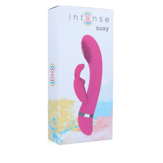 INTENSO - VIBRADOR OSCILANTE DE SILICONE ROSA RABBIT SUSY
