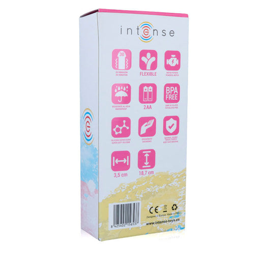 INTENSO - VIBRADOR DE SILICONE ROSA DE LUXO LEO