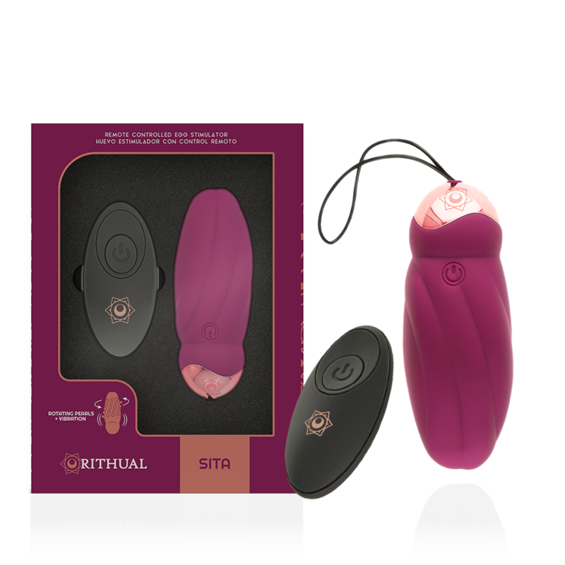 RITHUAL - SITA EGG CONTROLE REMOTO BOLA ROTAÇÃO + VIBRAÇÃO