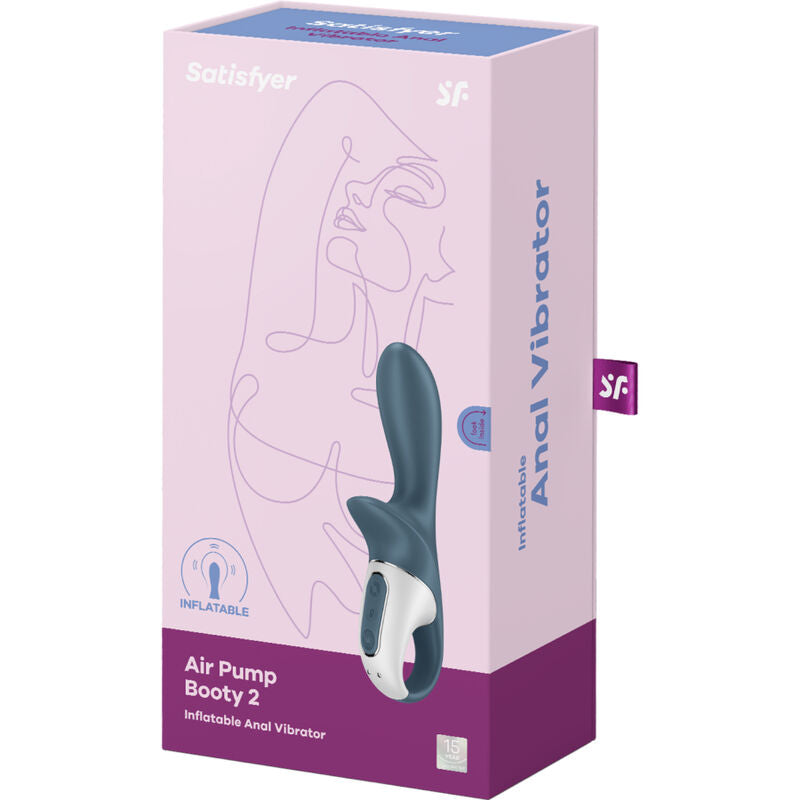SATISFYER - AIR BOOTY 2 PUMP CINZA ESCURO