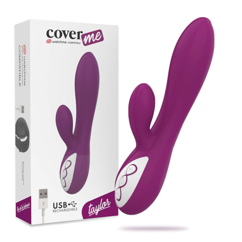 COVERME - VIBRADOR TAYLOR COMPATÍVEL COM A TECNOLOGIA WIRELESS WATCHME