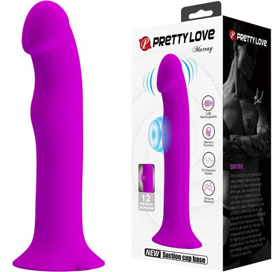 PRETTY LOVE - VIBRADOR MURRAY E ESTIMULADOR DE PONTO G ROXO