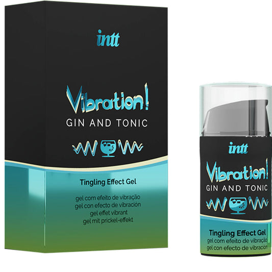 INTT - GEL VIBRADOR LÍQUIDO PODEROSO ESTIMULADOR ÍNTIMO GIN & TÔNICA 15ML